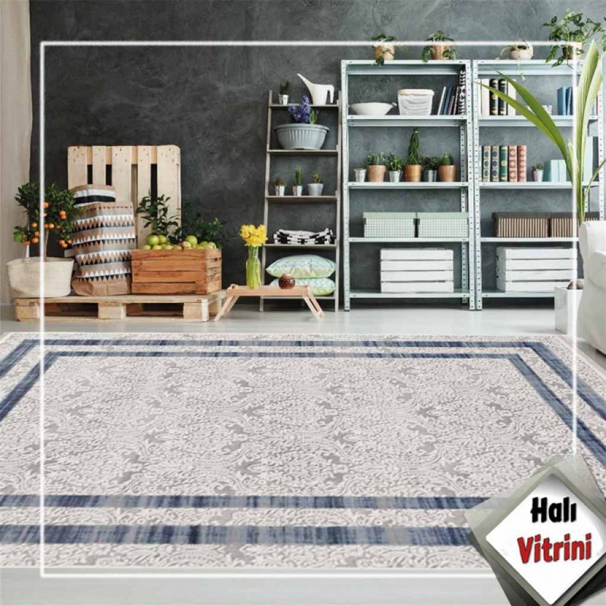 Padişah Yolluk Halısı 100x200 Eternity 33263 030 Mavi