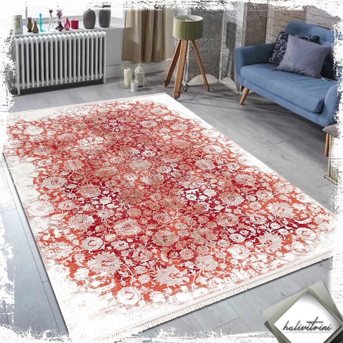 Padişah Yolluk Halısı 80x150 Santo 31880 010 Kırmızı Krem