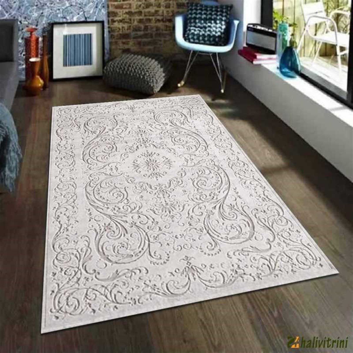 Royal Salon Halı 200x290 Borneo 2471B Krem
