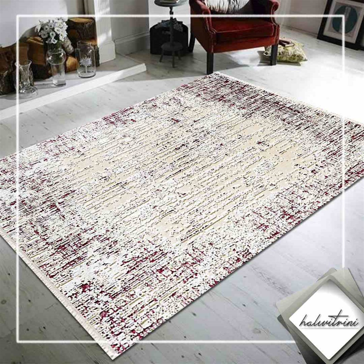 Royal Salon Halısı 200x290 Hermes HE34D Krem