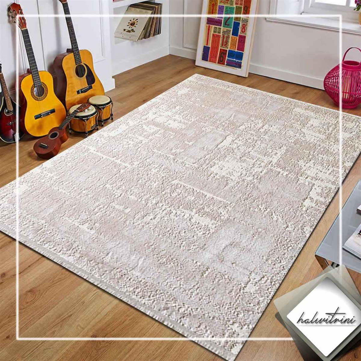 Royal Salon Halısı 200x290 Lootus L001C Pudra