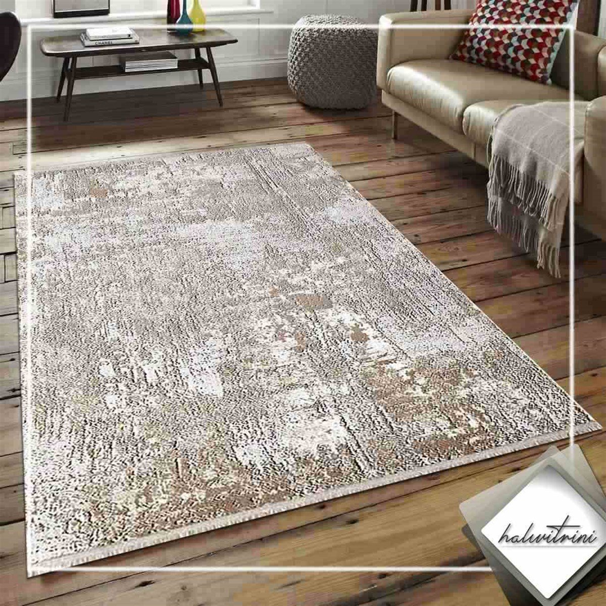 Royal Salon Halısı 200x290 Lootus L016E Vizon