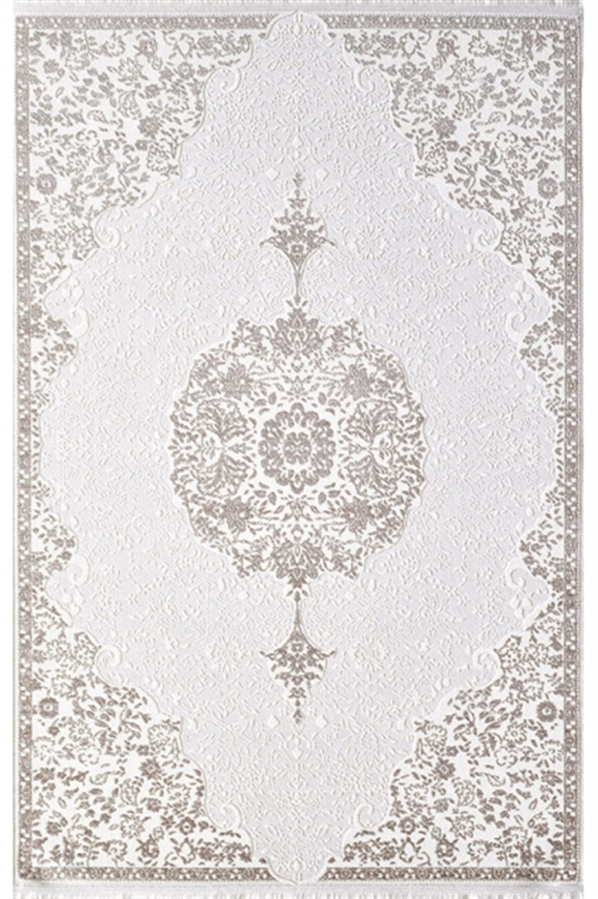 Royal Salon Halısı 200x290 Pera PP05H Beyaz