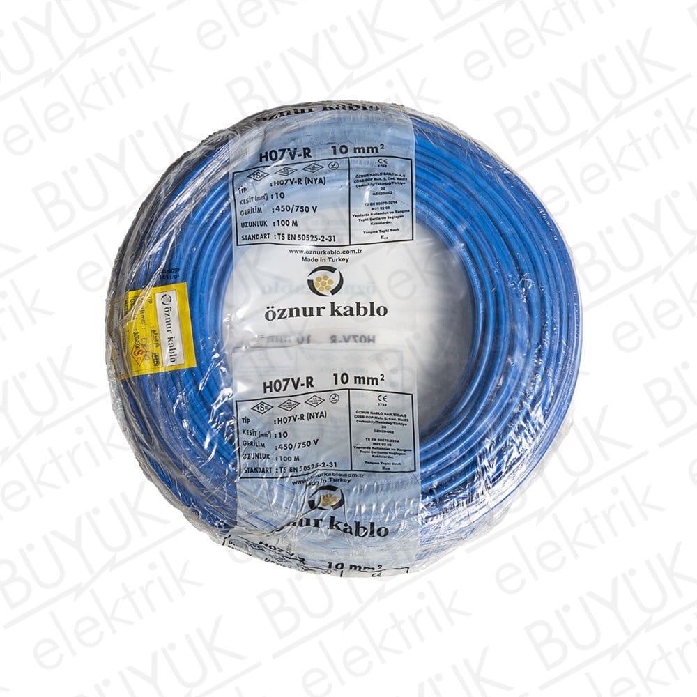 10mm NYA KABLO MAVİ buyukelektromarket.com Öznur