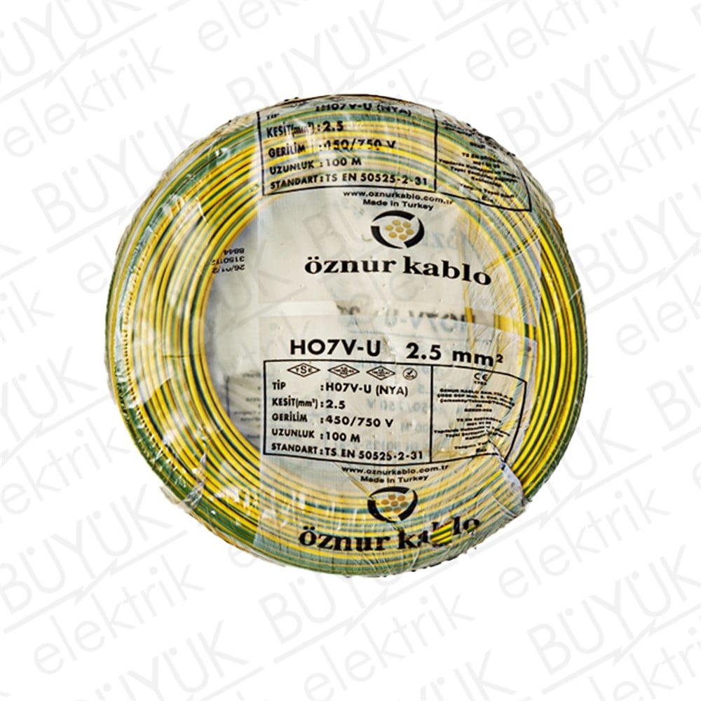 2,5mm NYA KABLO SR/YŞ buyukelektromarket.com Öznur