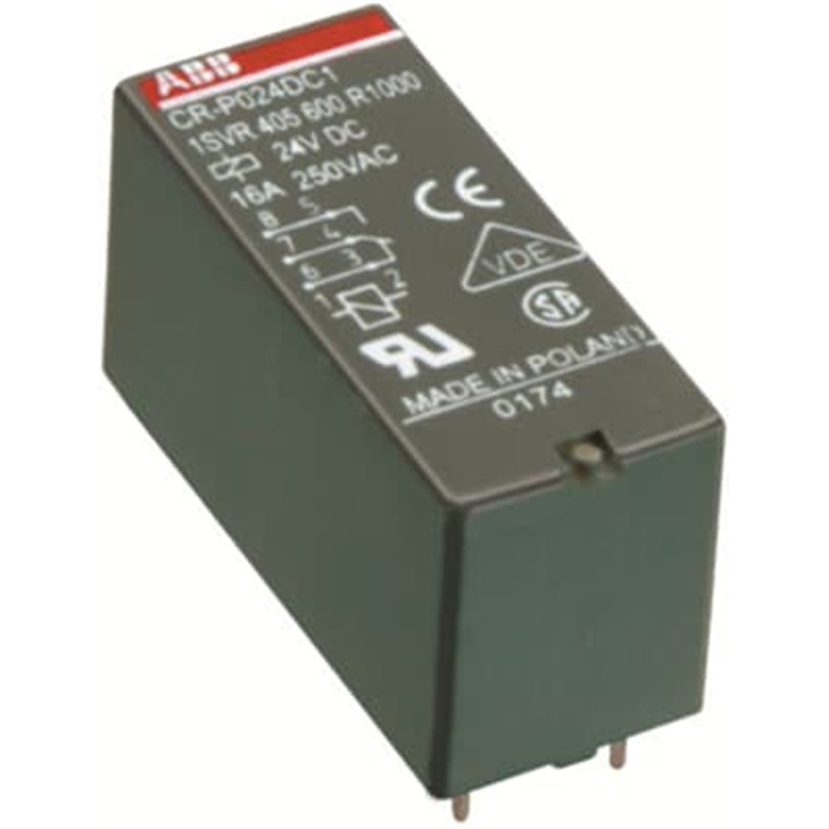 CR-P024DC2, Kontak : 2 A/K, PCB Röle buyukelektromarket.com ABB