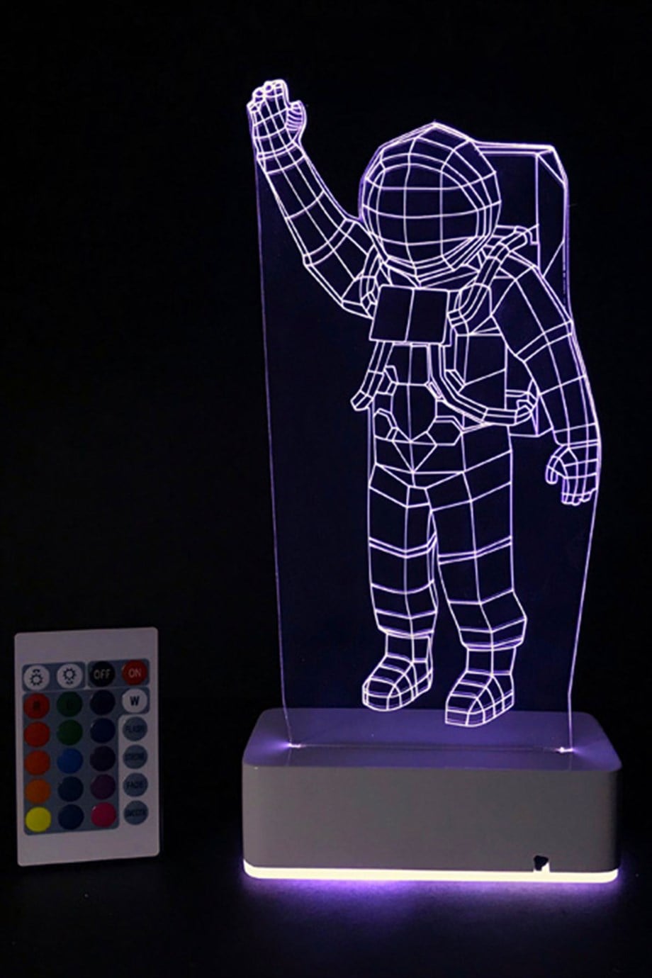 3D Astronot Masaüstü Dekoratif Led Lamba