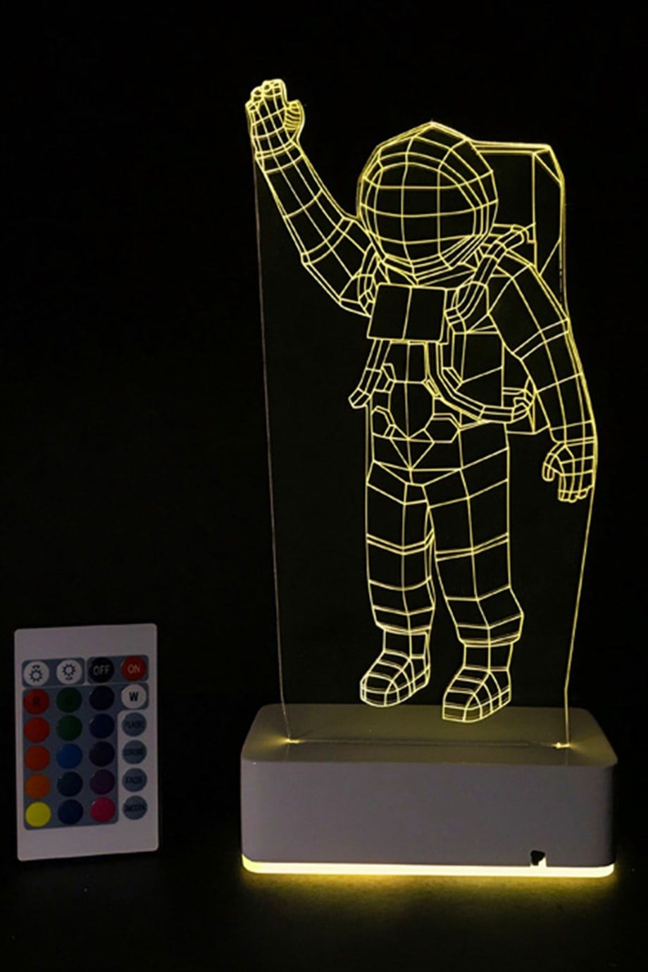 3D Astronot Masaüstü Dekoratif Led Lamba