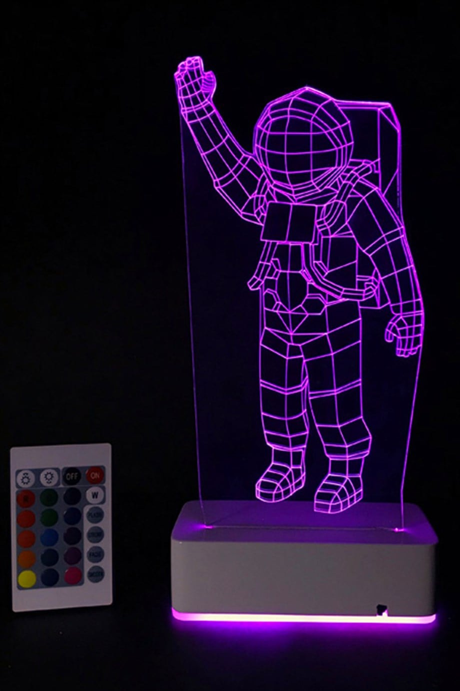 3D Astronot Masaüstü Dekoratif Led Lamba