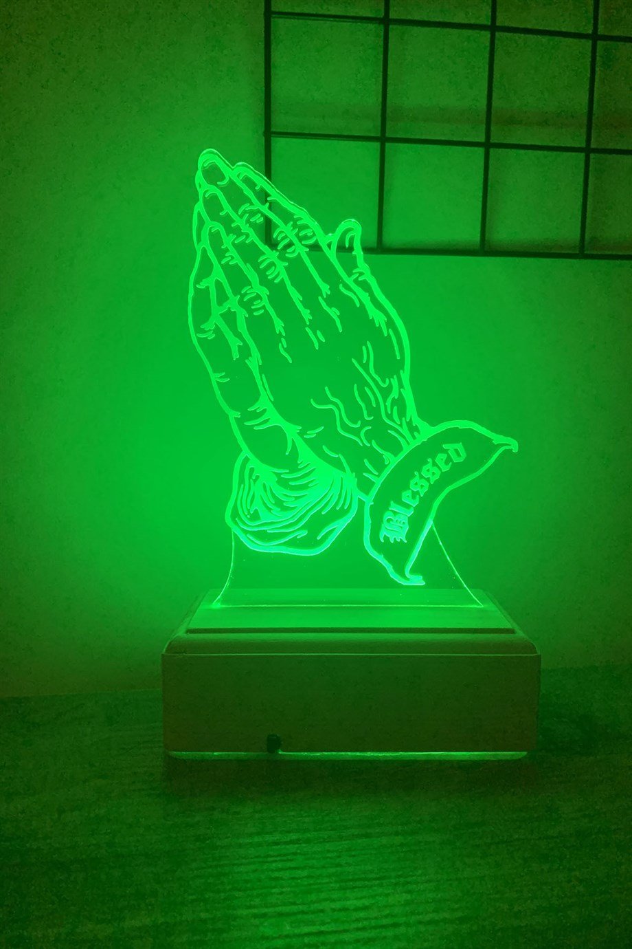 3D Blessed 16 Renk Gece Lambası