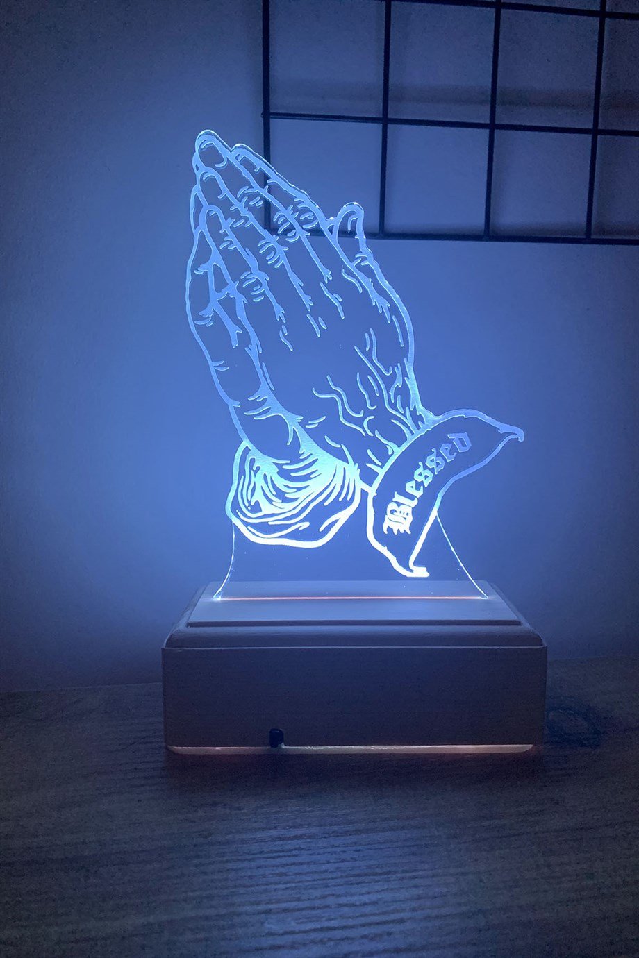3D Blessed 16 Renk Gece Lambası