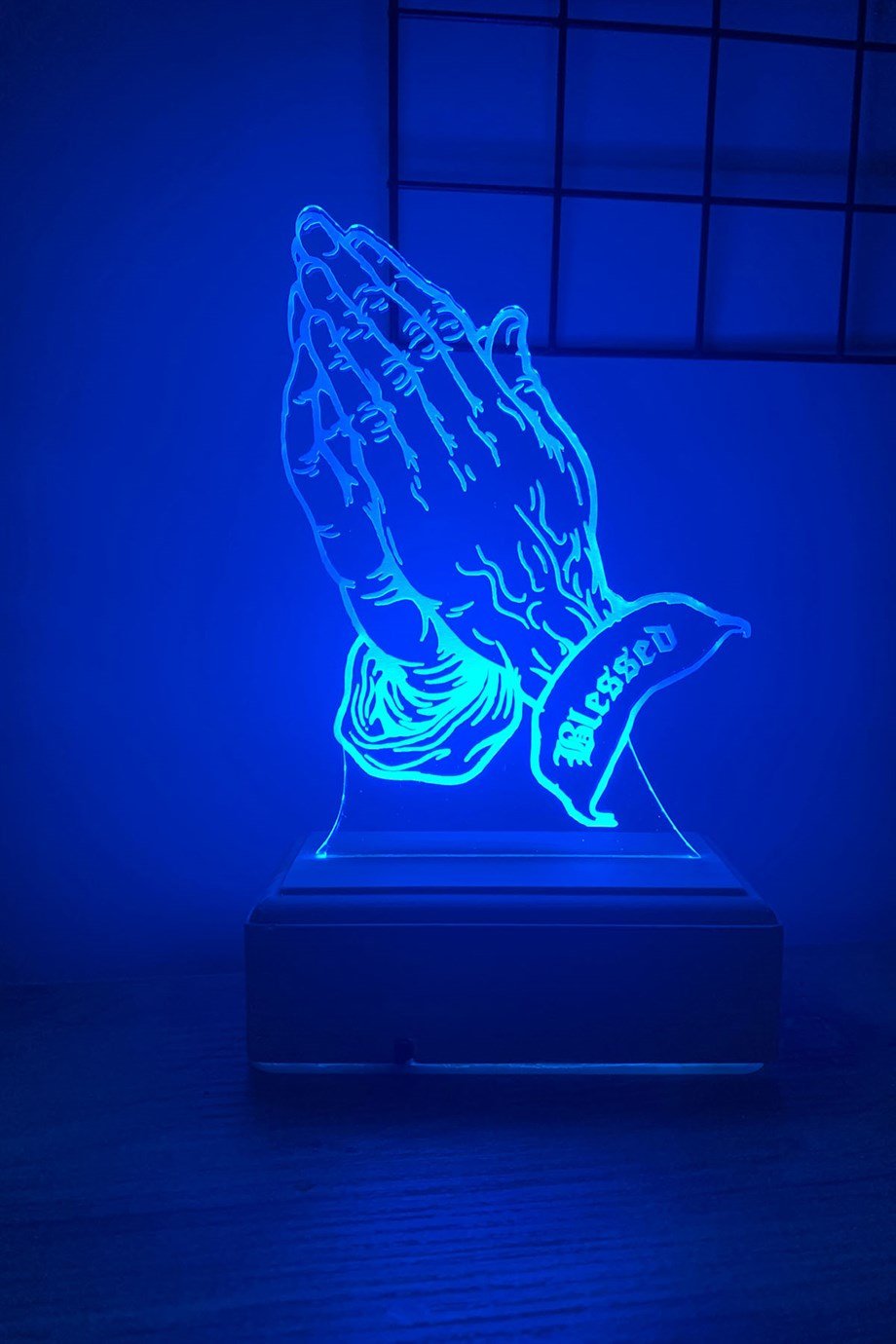 3D Blessed 16 Renk Gece Lambası