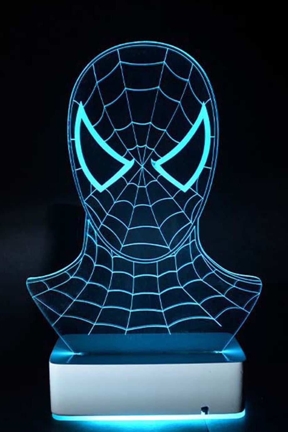 3D Spiderman Örümcek Adam 16 Renk Gece Lambası