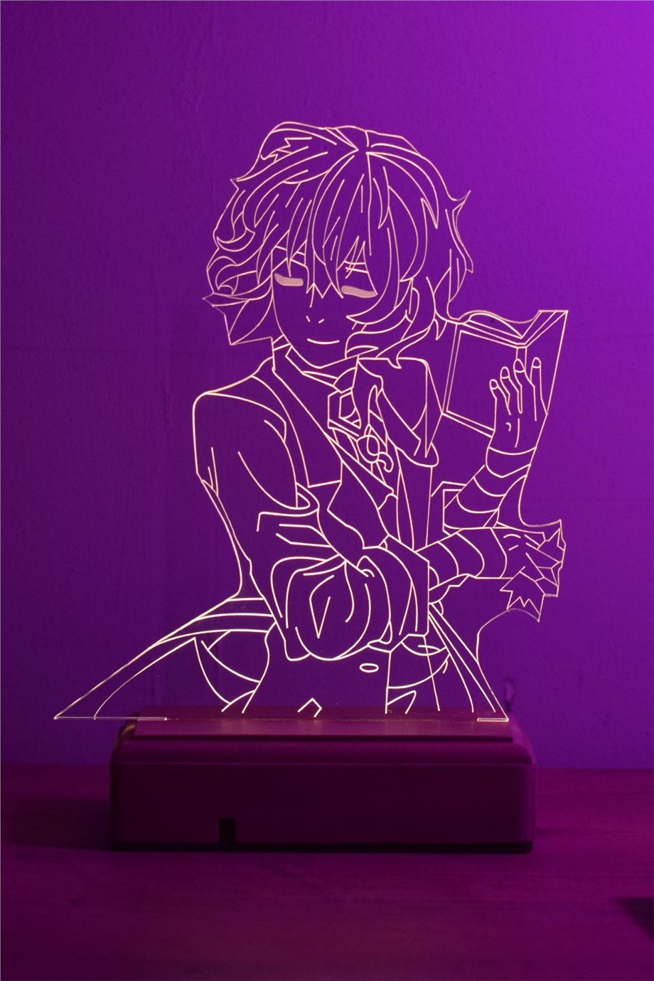 Bungo Stray Dogs Dazai Osamu 16 Renk Gece Lambası