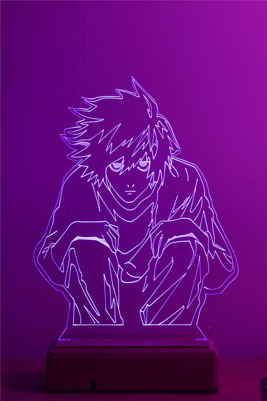 Death Note L 16 Renk Gece Lambası