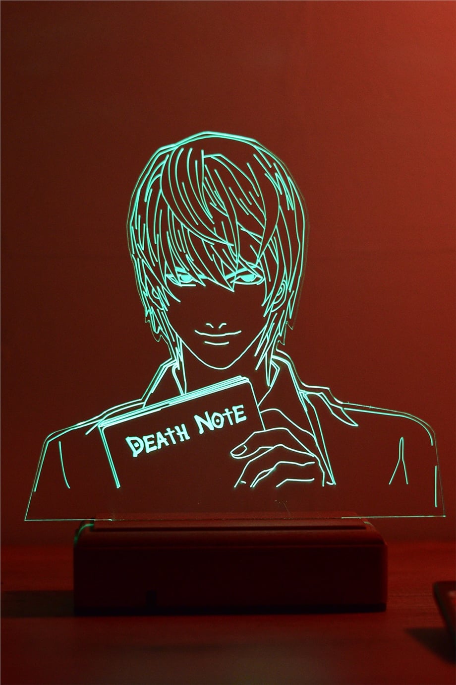 Death Note Light Yagami 16 Renk Gece Lambası