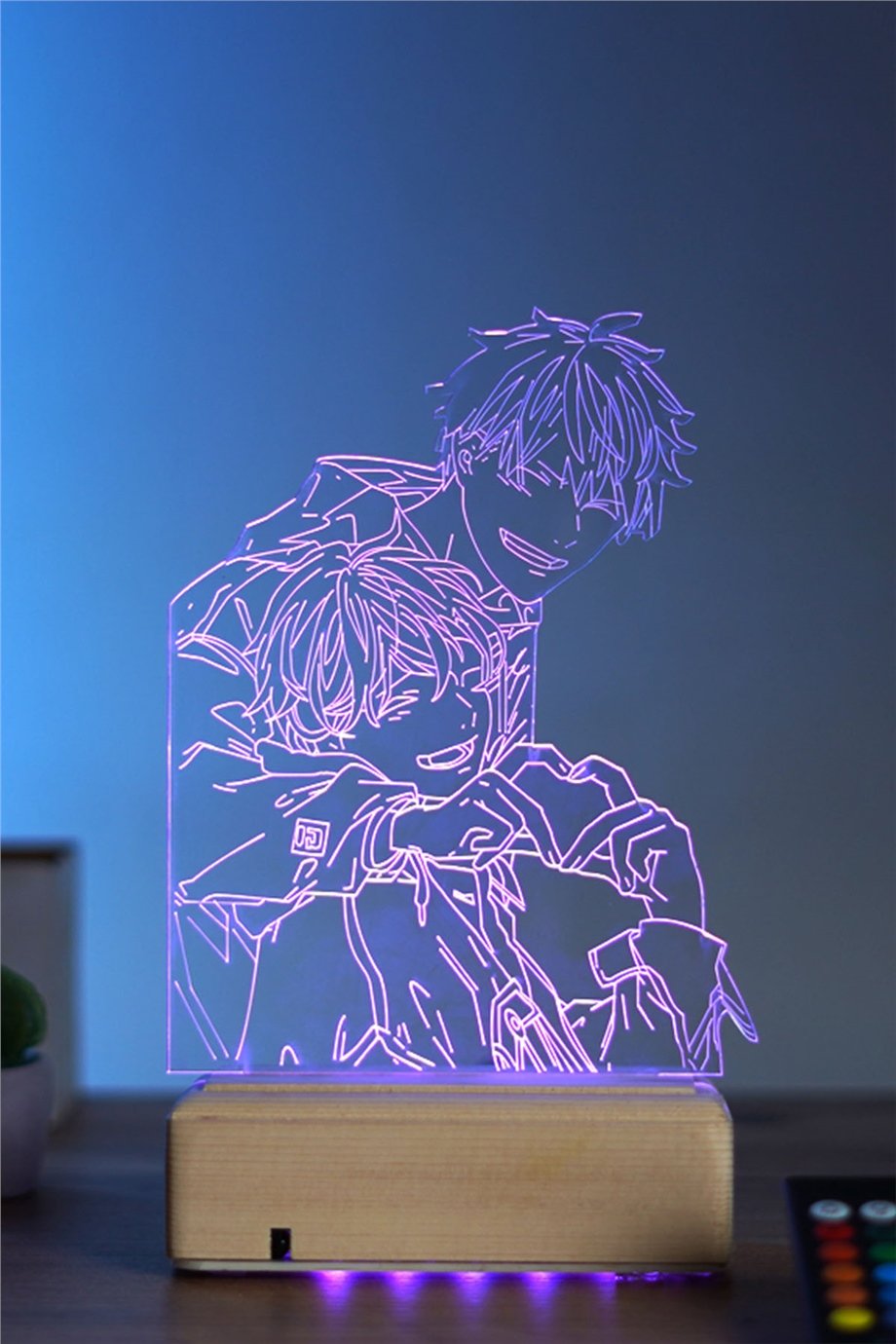 Given Mafuyu & Yuki 16 Renk Anime Gece Lambası