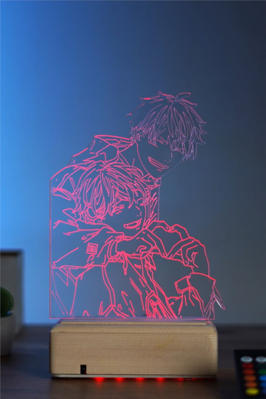 Given Mafuyu & Yuki 16 Renk Anime Gece Lambası