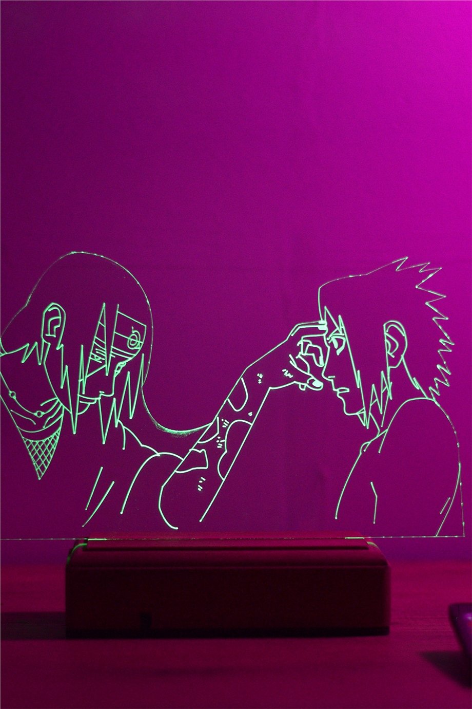İtachi Death Naruto 16 Renk Gece Lambası