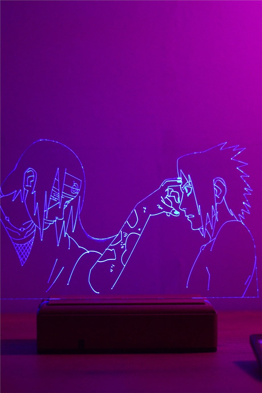 İtachi Death Naruto 16 Renk Gece Lambası