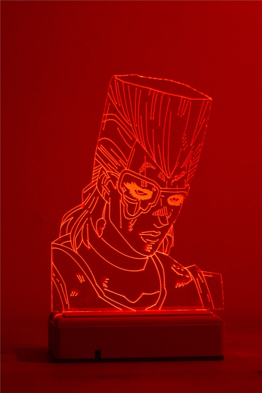 Jean Pierre Polnareff  JoJo's Bizarre 16 Renk Anime Gece Lambası