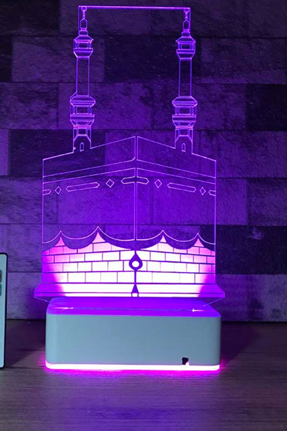 KABE 3D 16 Renk Dekoratif Led Lamba