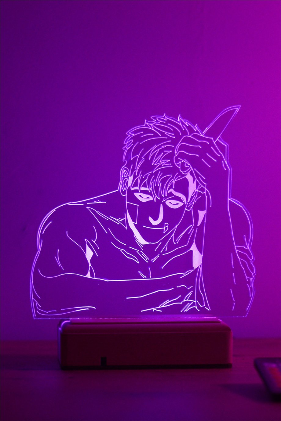 Killing Stalking Sangwoo 16 Renk Gece Lambası