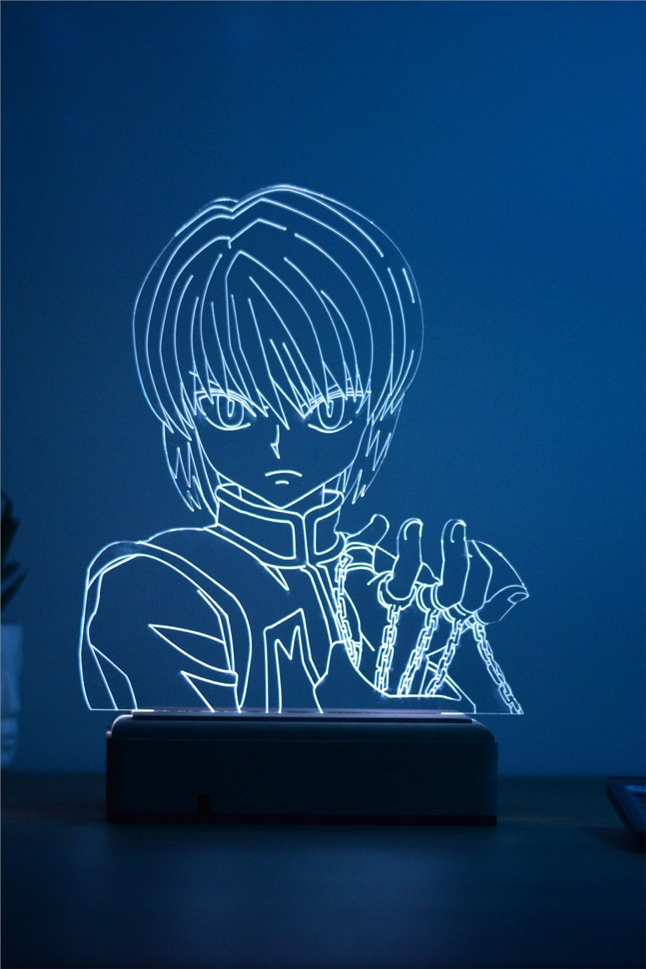 Kurapika Hunter x Hunter 16 Renk Gece Lambası