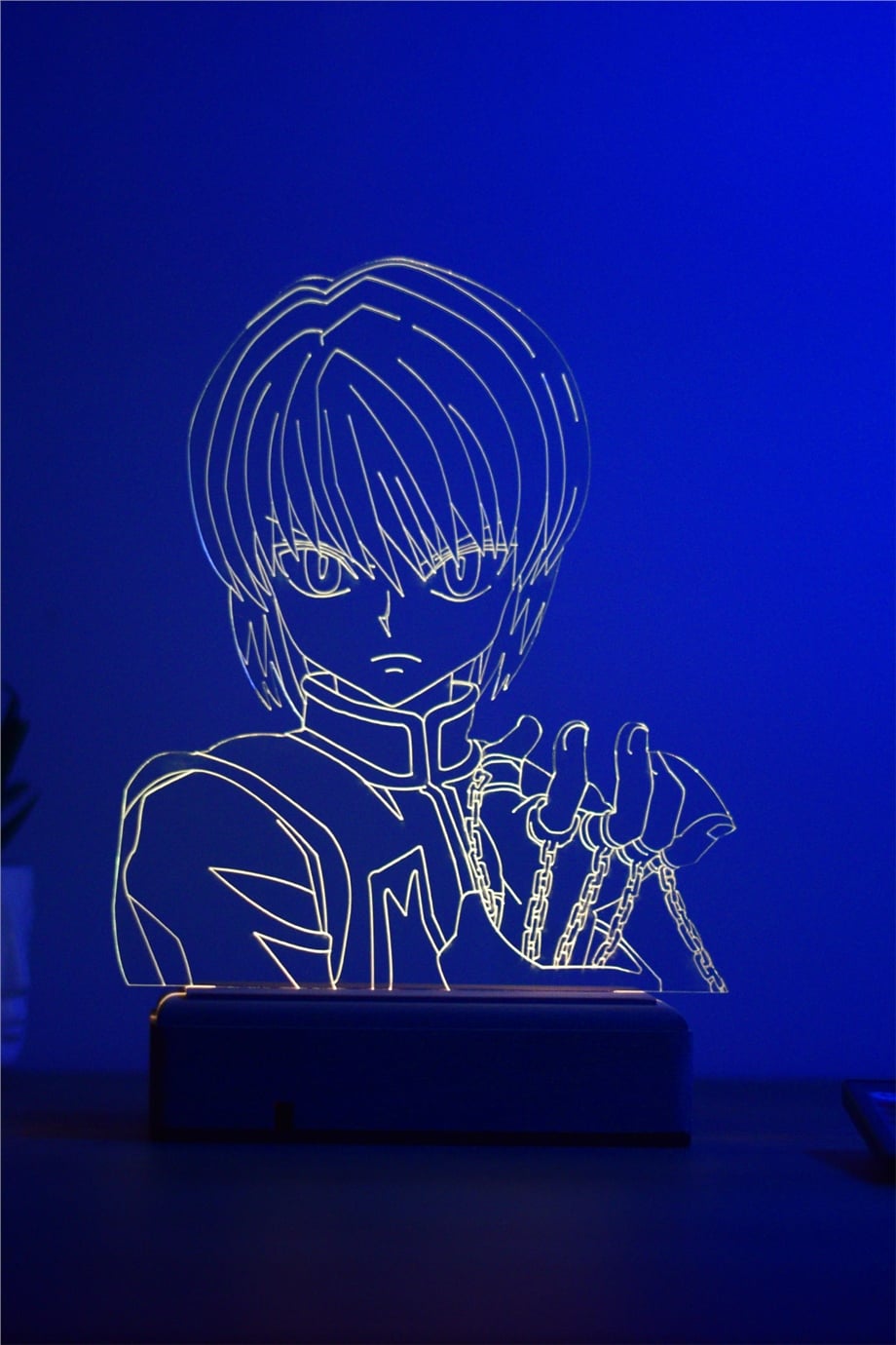 Kurapika Hunter x Hunter 16 Renk Gece Lambası