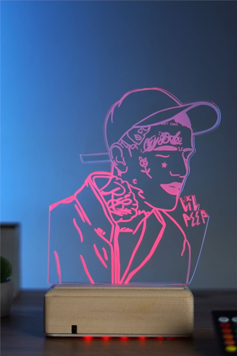 Lil Peep 16 Renk Gece Lambası