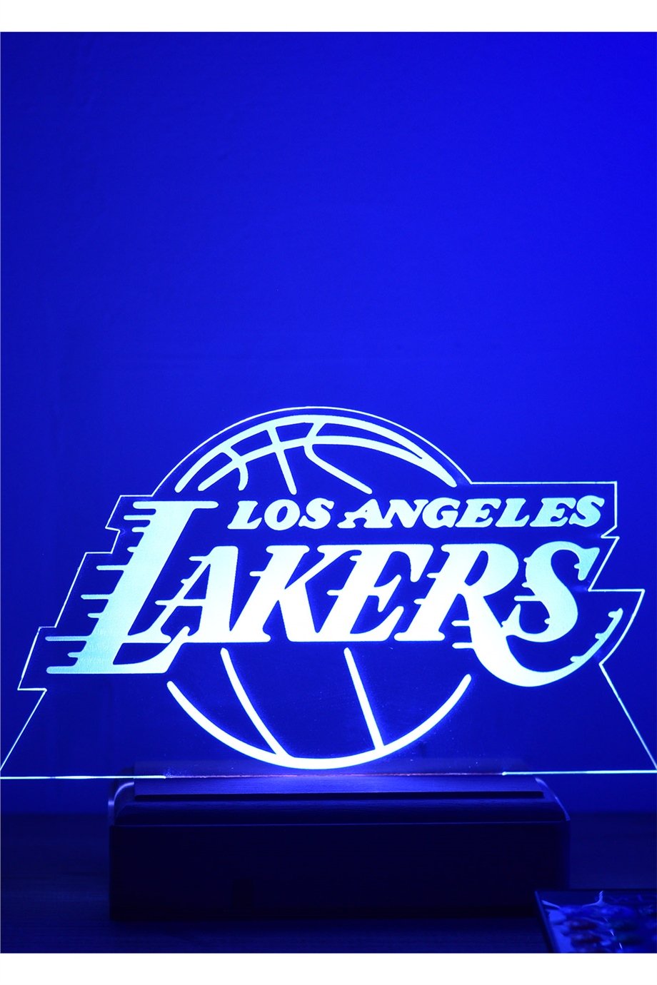 Los Angeles Lakers NBA 16 Renk Gece Lambası