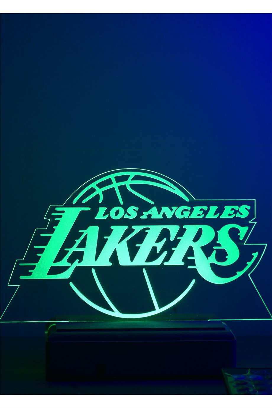 Los Angeles Lakers NBA 16 Renk Gece Lambası