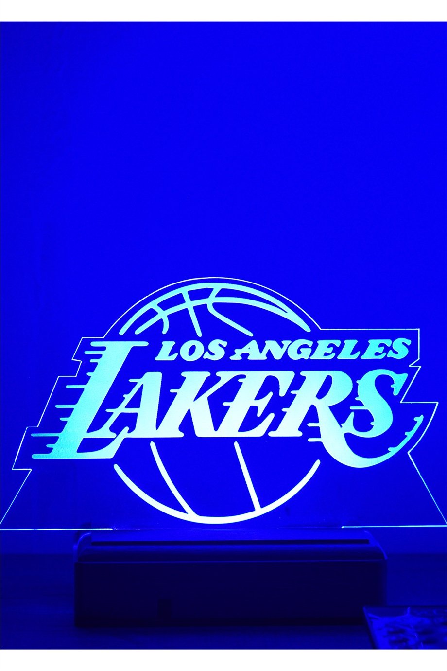 Los Angeles Lakers NBA 16 Renk Gece Lambası