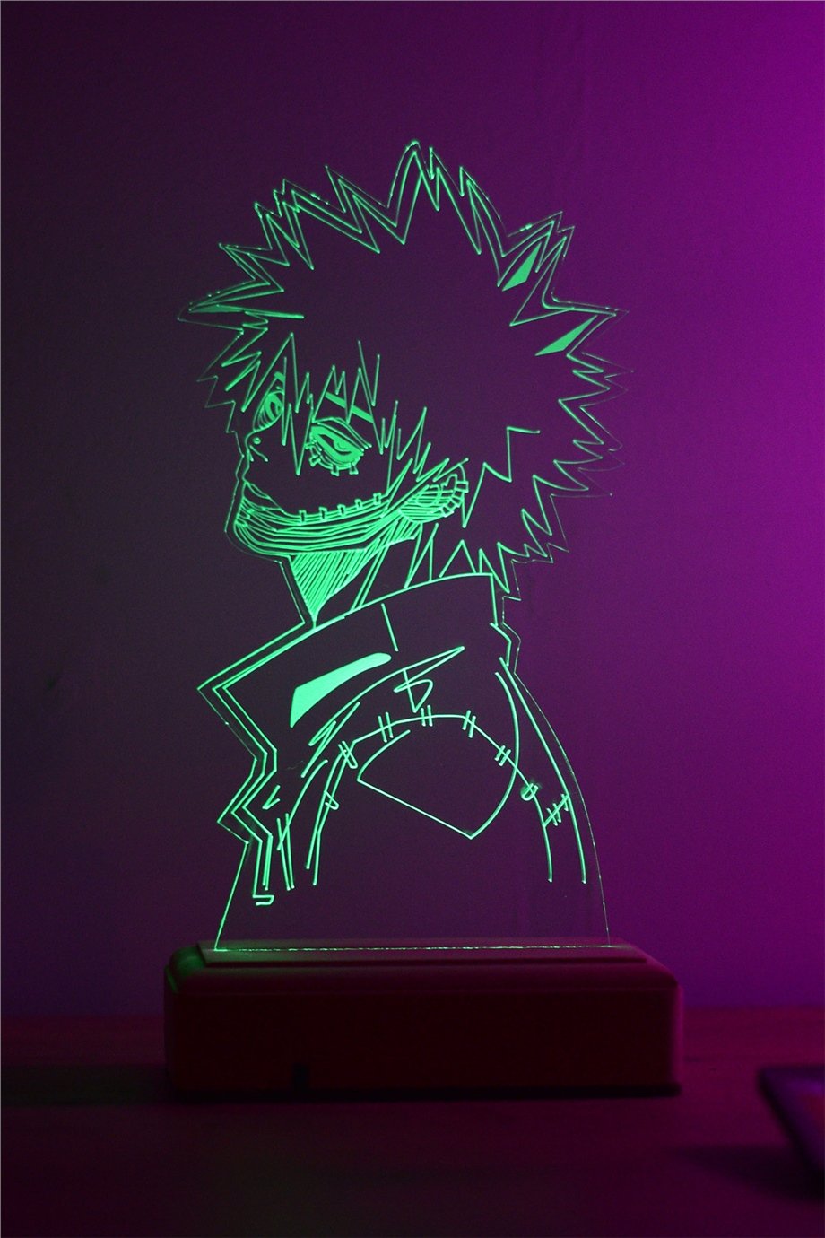 My Hero Academia Dabi 16 Renk Gece Lambası
