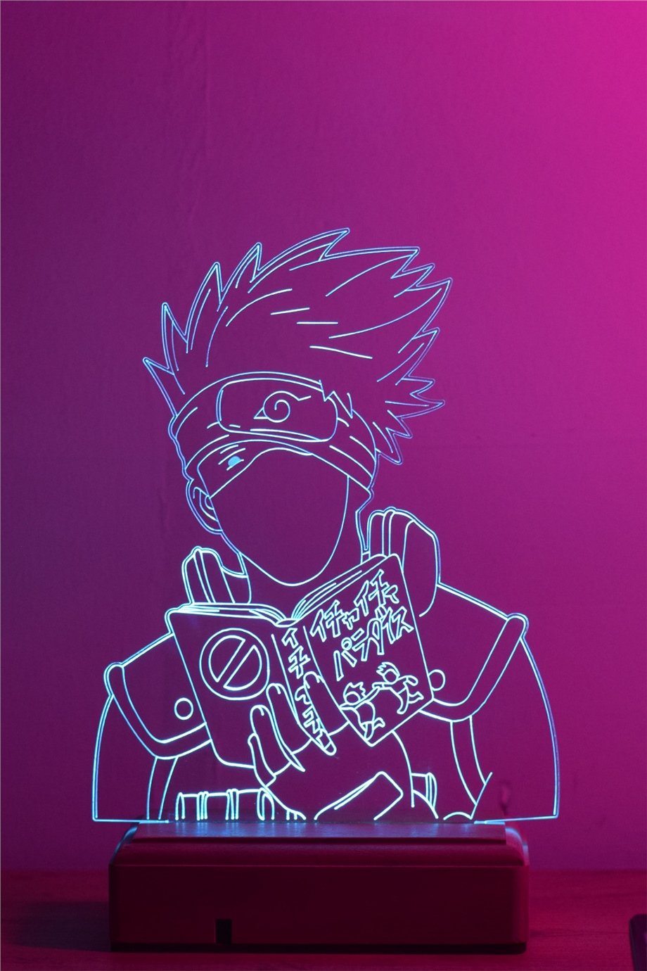 Naruto Kakashi Hatake 16 Renk Gece Lambası