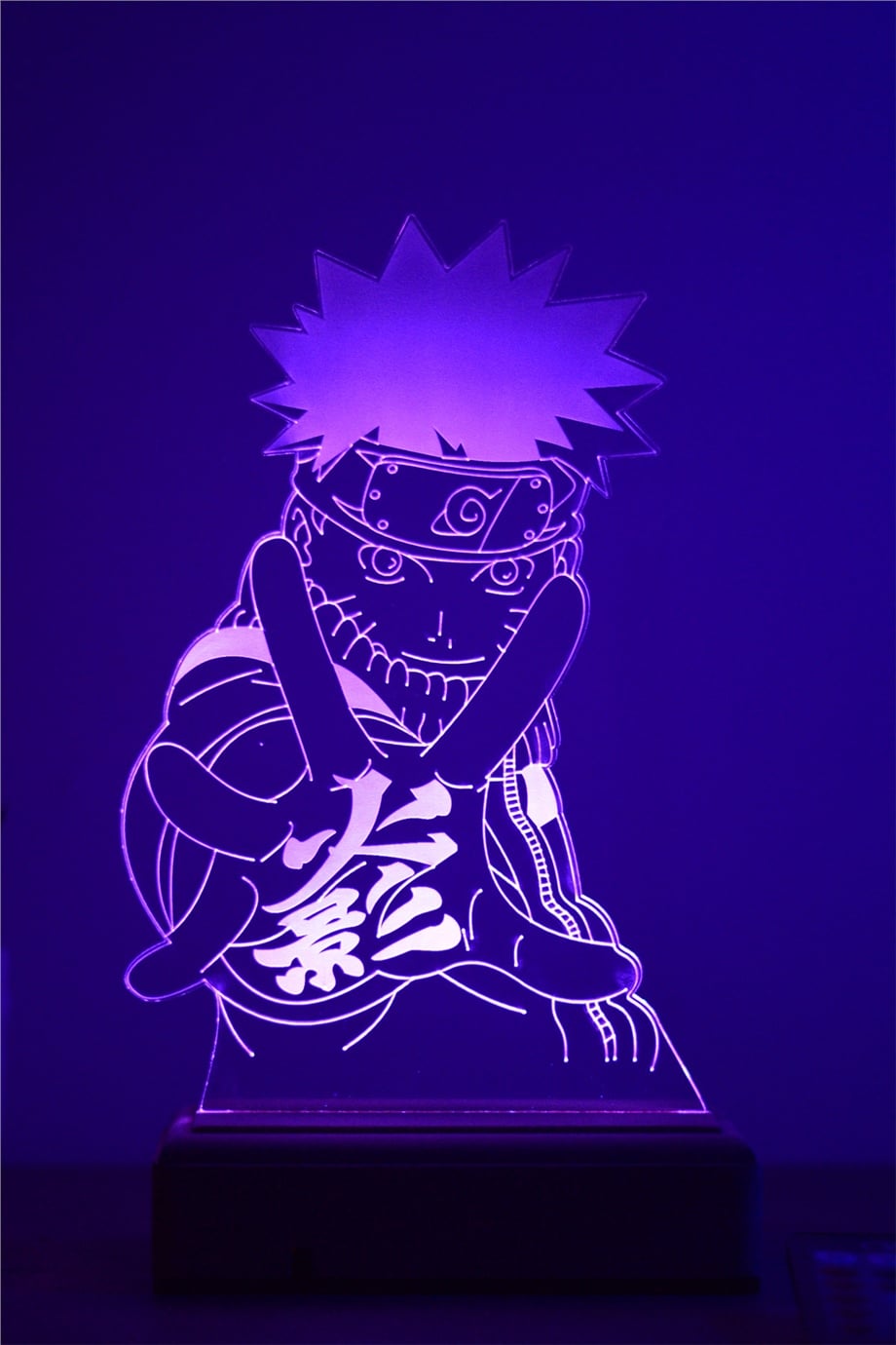 Naruto Uzumaki 3D 16 Renk Gece Lambası