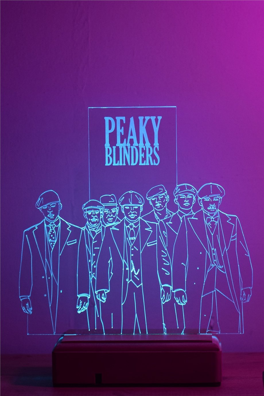 Peaky Blinders Dizi Hediye 16 Renkli Kumandalı Gece Lambası