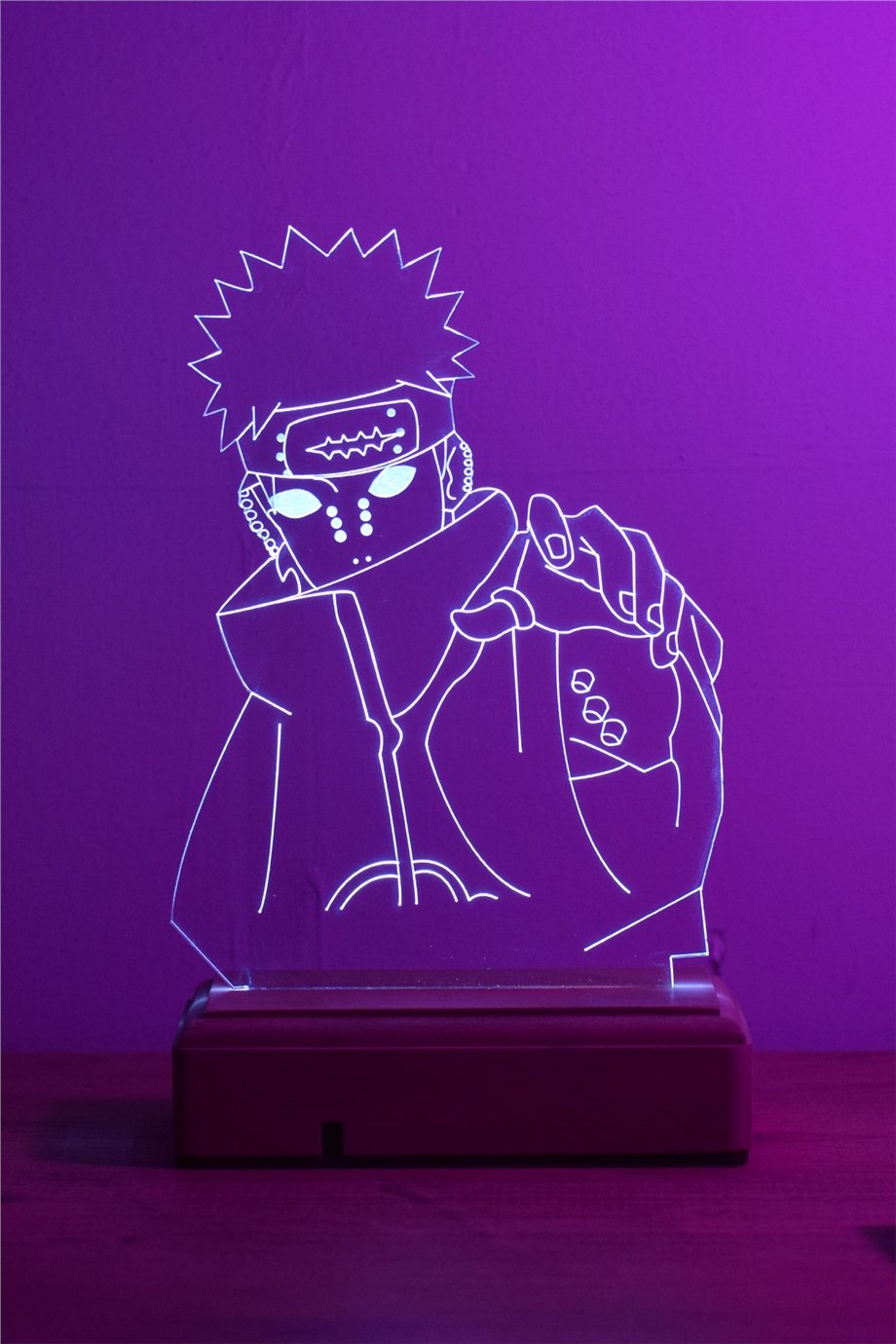 Six Paths Of Pain Naruto Nagato 16 Renk Gece Lambası