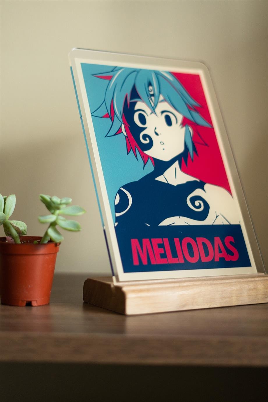 The Seven Deadly Sinsin Ev Dekoru Meliodas Anime Severlere Hediyelik Masa Süsü