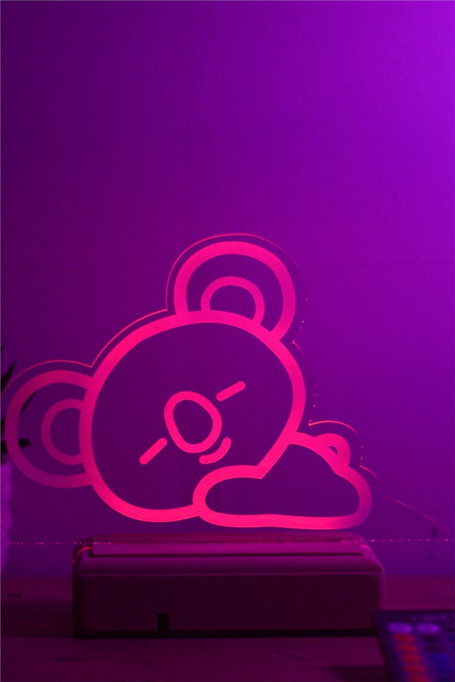 BT21 KOYA Bts Kim Namjoon 16 Renk Kumandalı Gece Lambası