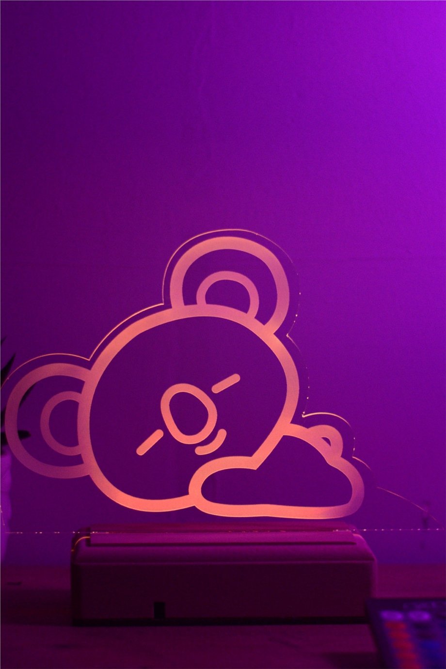 BT21 KOYA Bts Kim Namjoon 16 Renk Kumandalı Gece Lambası