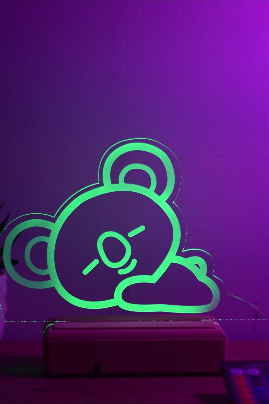 BT21 KOYA Bts Kim Namjoon 16 Renk Kumandalı Gece Lambası