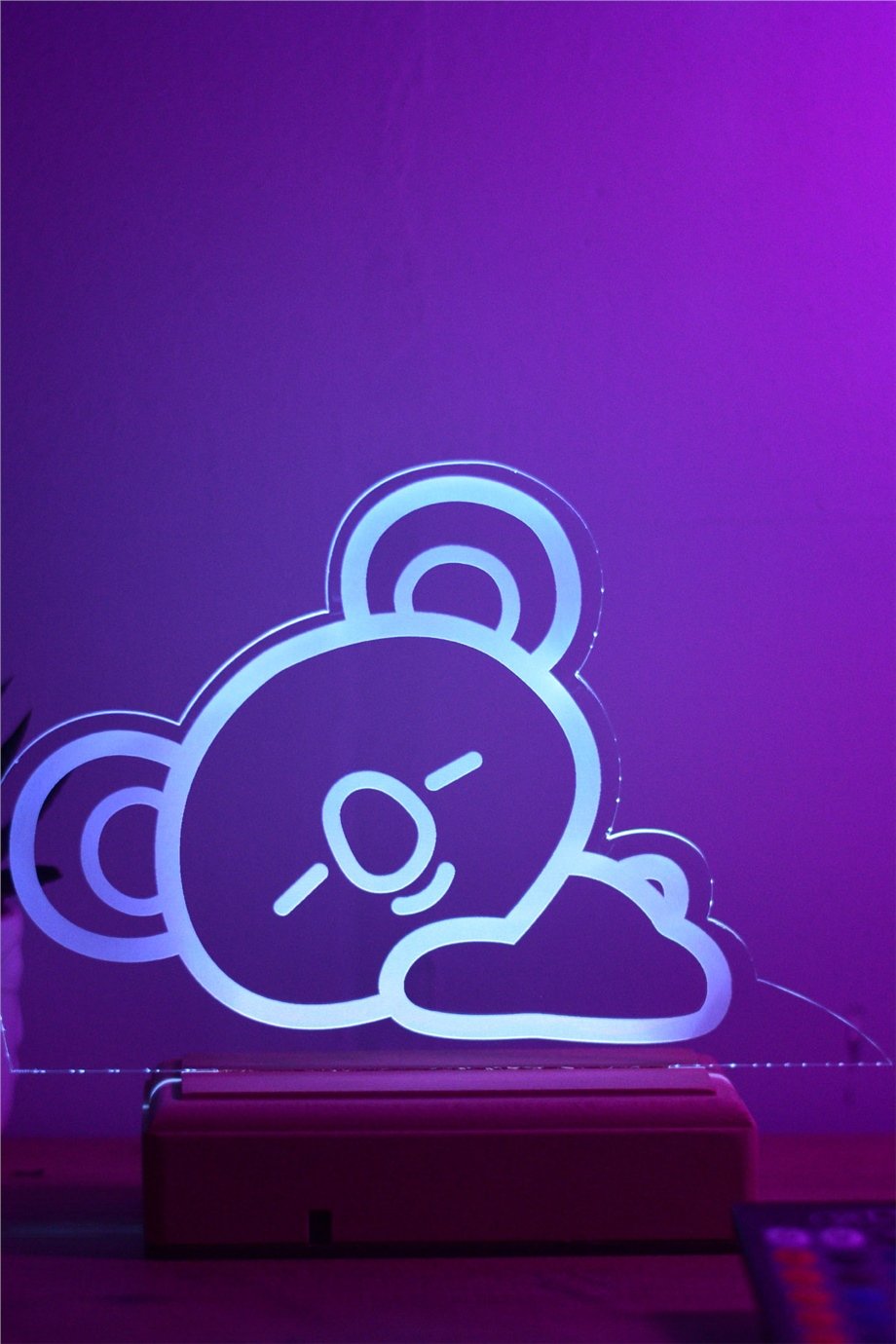 BT21 KOYA Bts Kim Namjoon 16 Renk Kumandalı Gece Lambası
