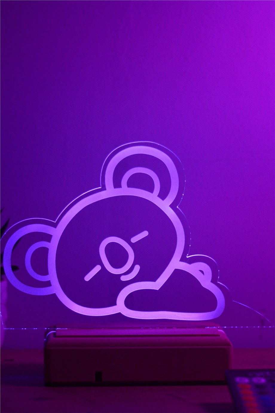 BT21 KOYA Bts Kim Namjoon 16 Renk Kumandalı Gece Lambası