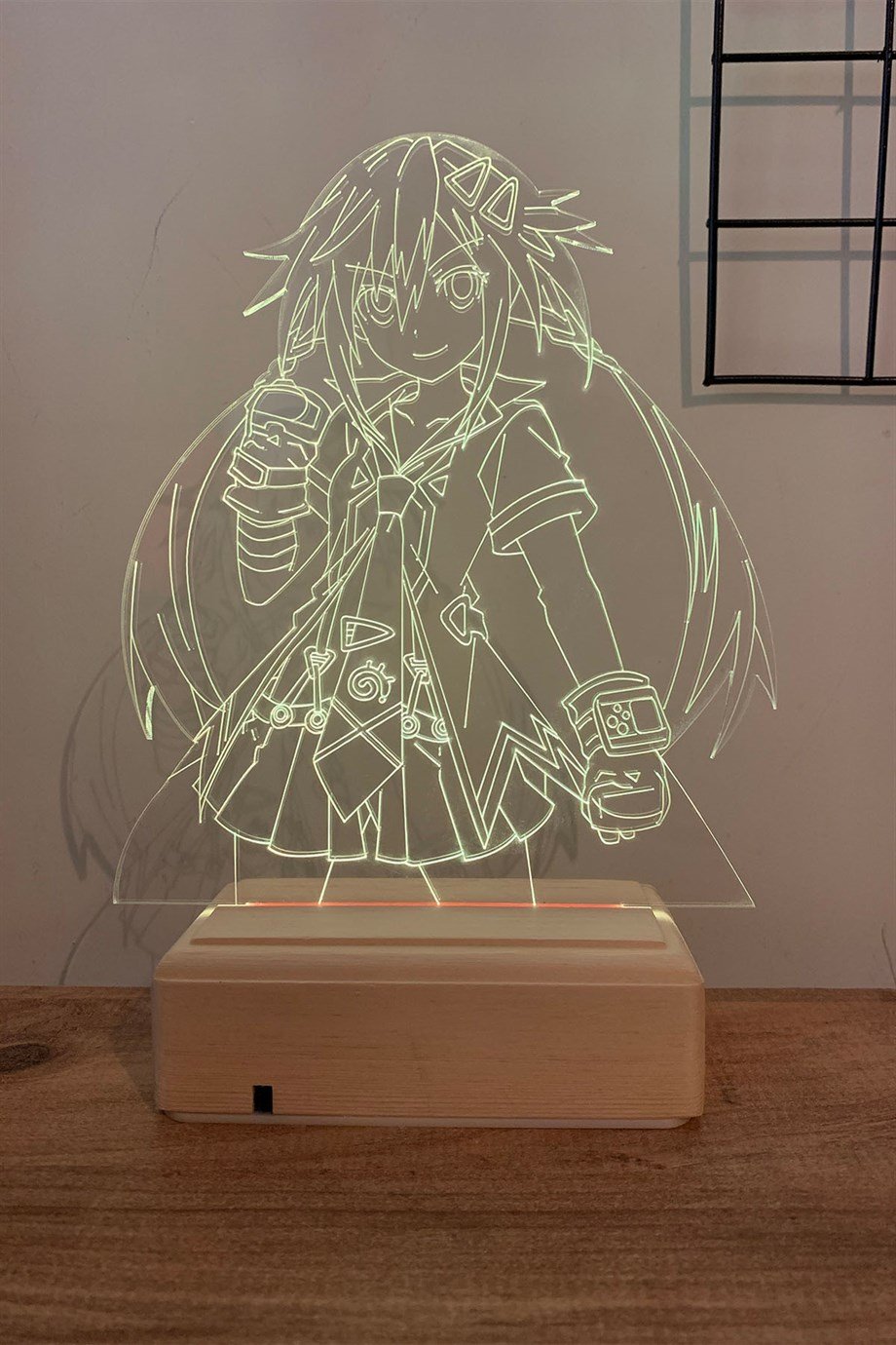 Uzume Tennouboshi - Hyperdimension Neptunia 16 Renk Anime Gece Lambası