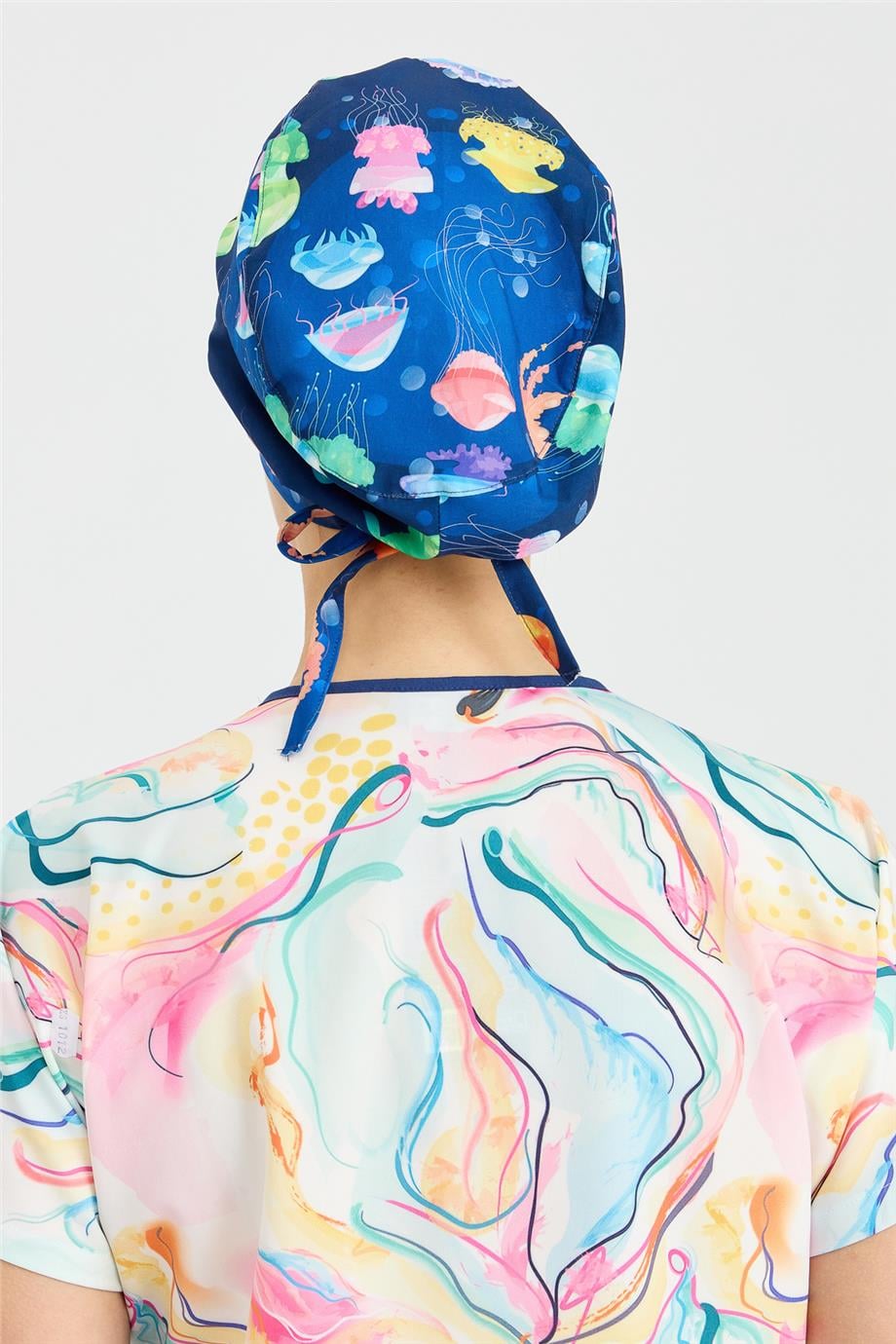 Carnival Doktor Hemşire Cerrahi Bone Aşçı Bonesi İş Bandanası, Su Altı