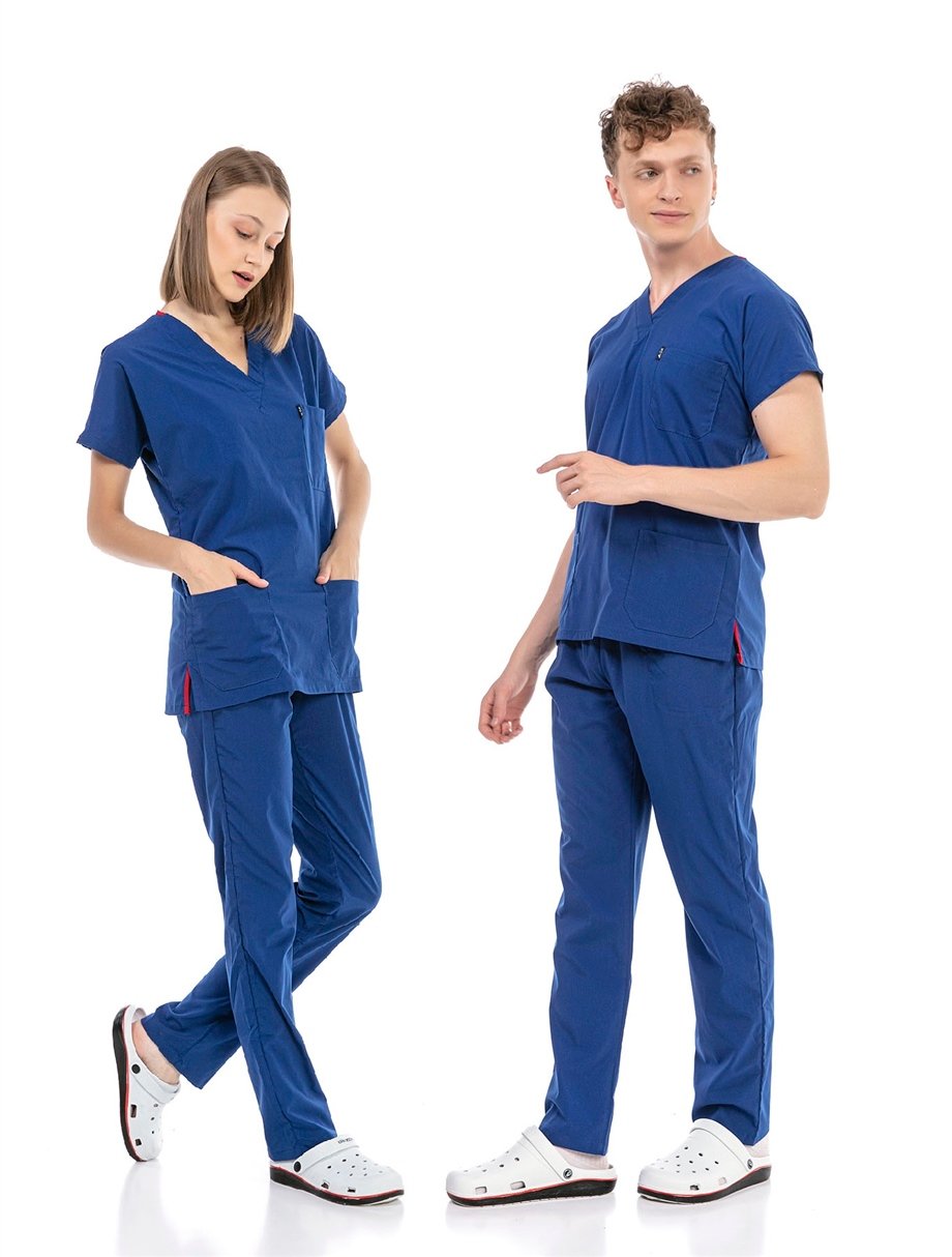 UltraLycra Basic - Doktor Hemşire Forma Takımı (UNISEX), Saks