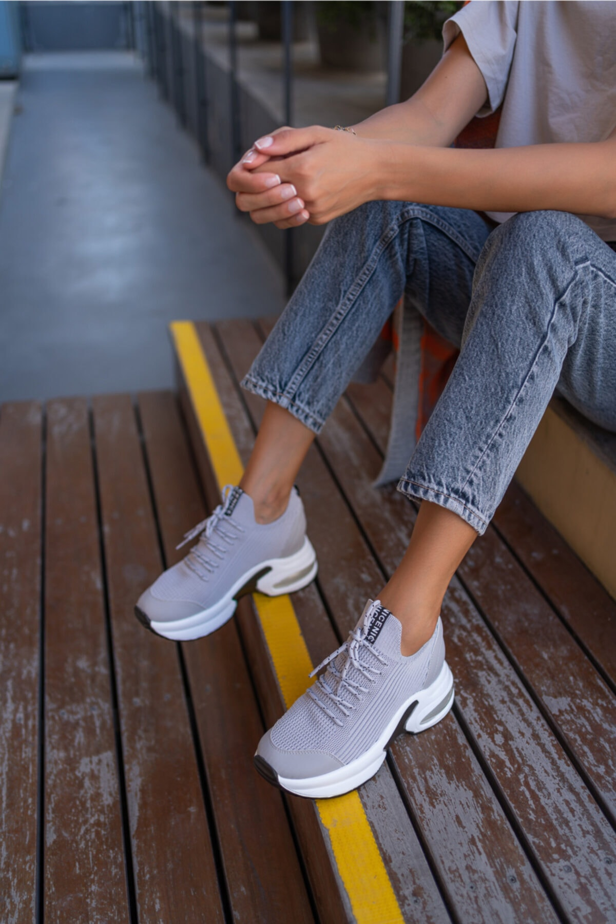 Wöber Kadin Siyah Gizlitopuk Sneakers
