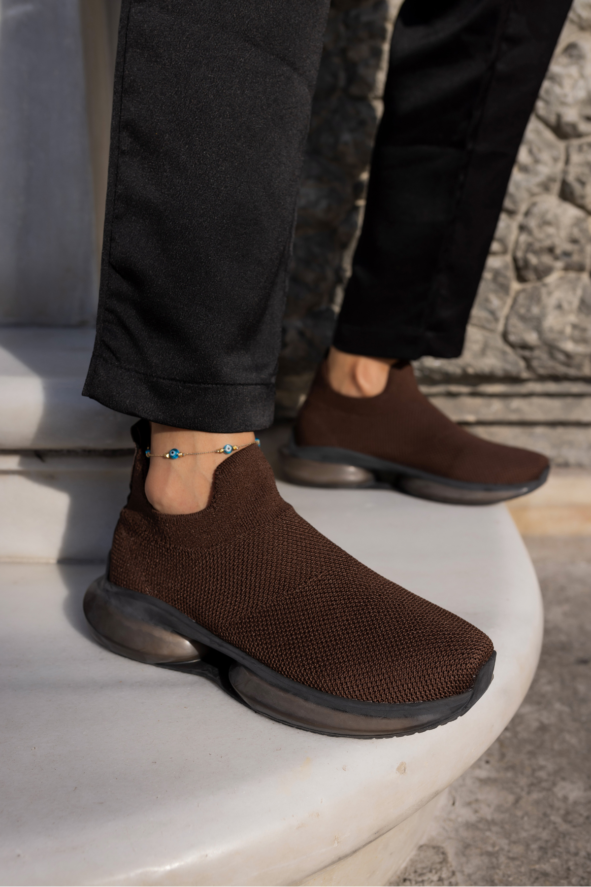 KİAHH KADIN HAKİ TRIKO AİRTABANLİ SNEAKER