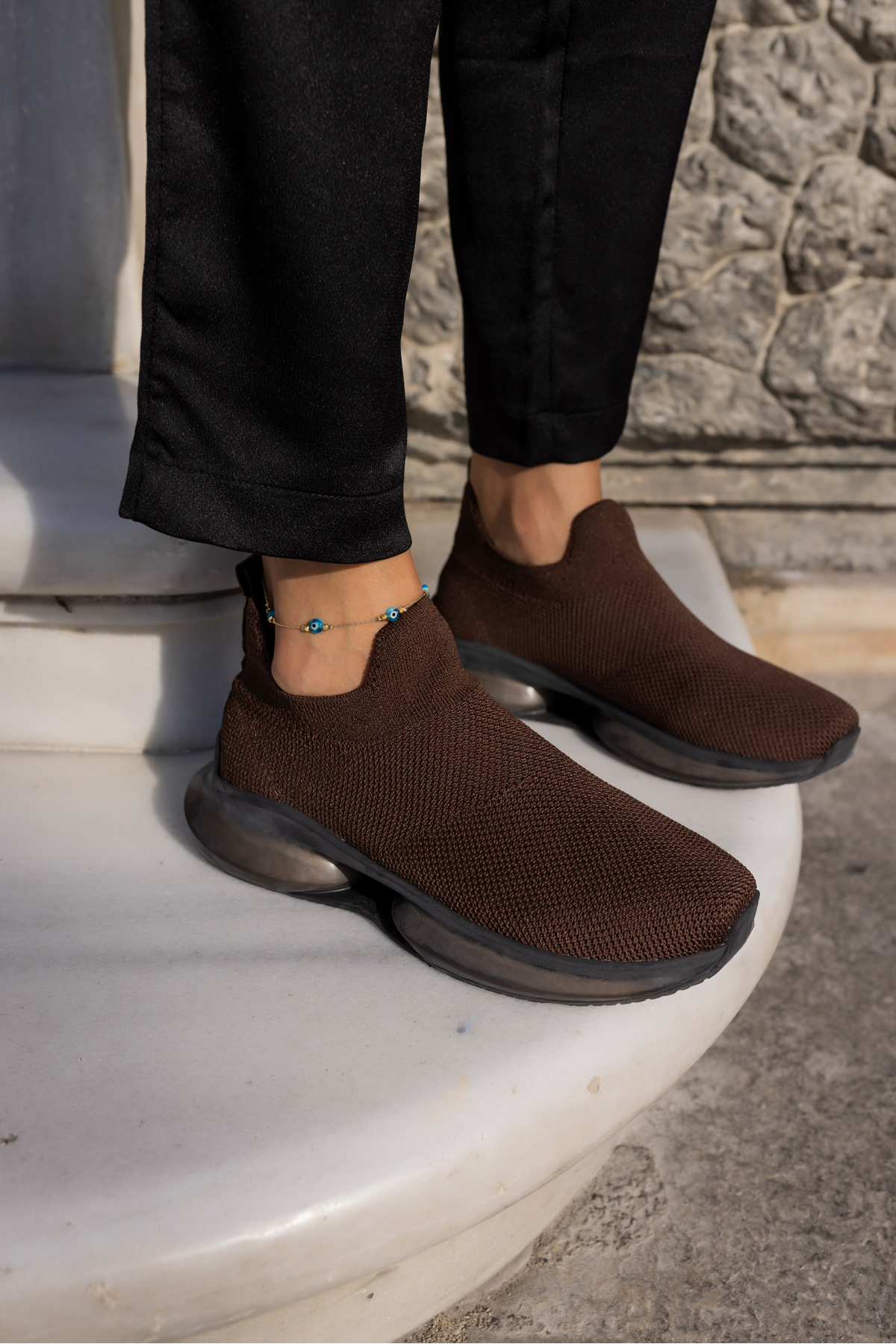 KİAHH KADIN HAKİ TRIKO AİRTABANLİ SNEAKER